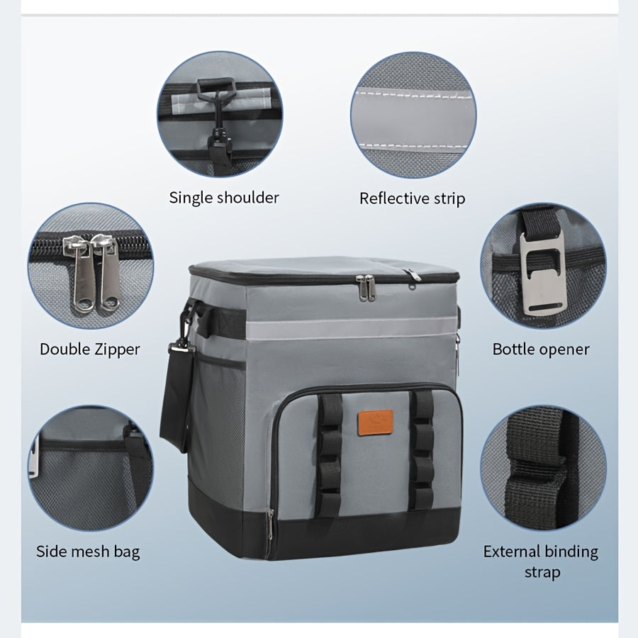 Rolling Insulated Refrigerated Truck Cooler Bag